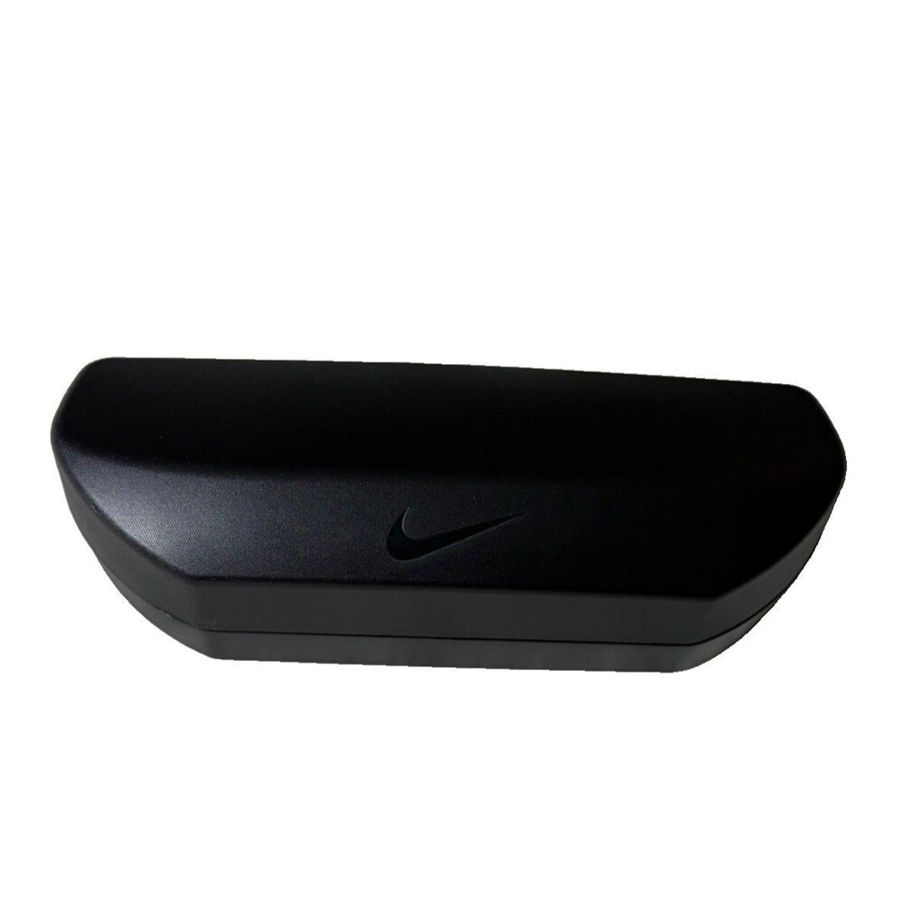 Nike Vision Black Hard Shell Eyeglasses Sunglasses Case Swoosh Logo New